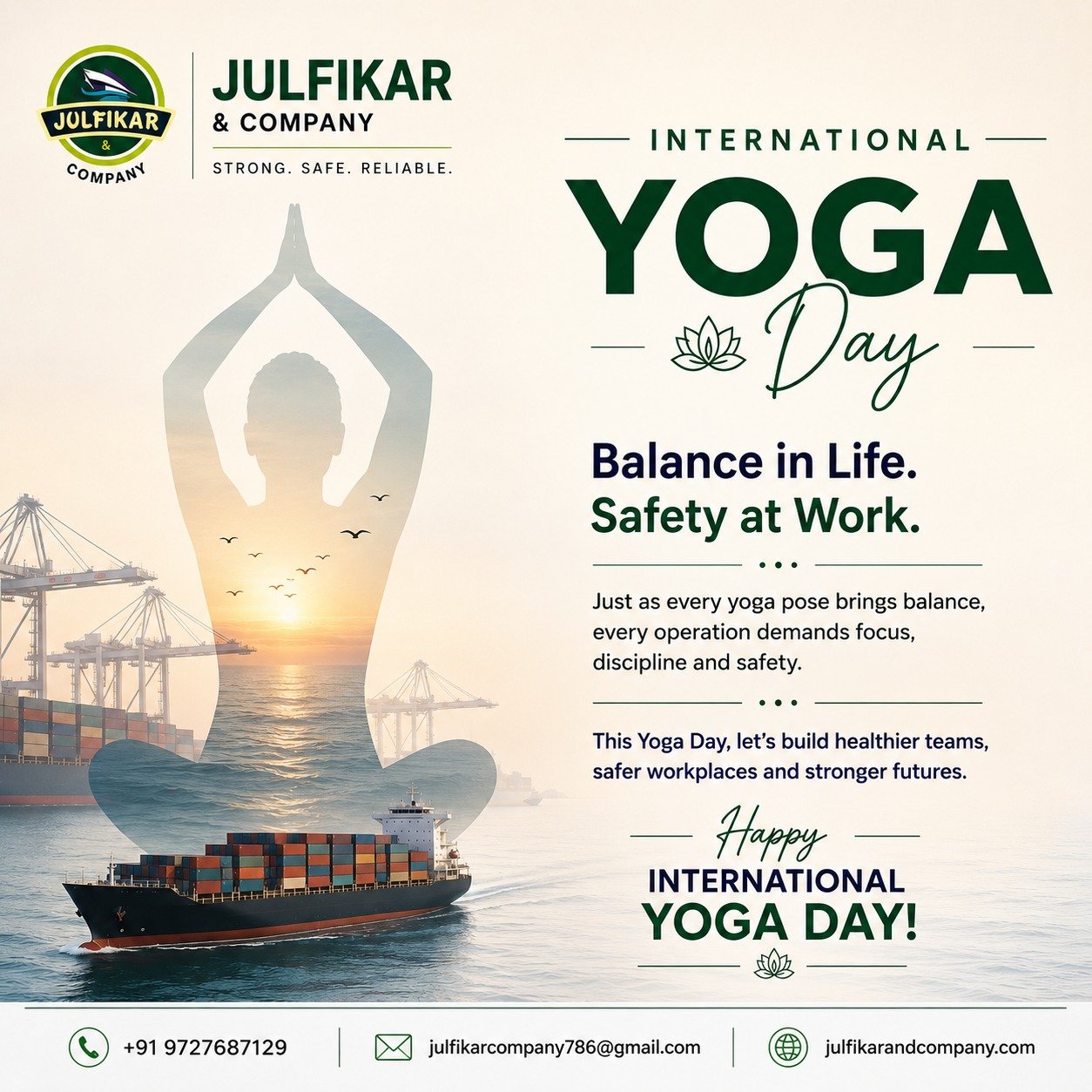 International Yoga Day 2026: Building Balance, Focus, and Safety in Every Workplace